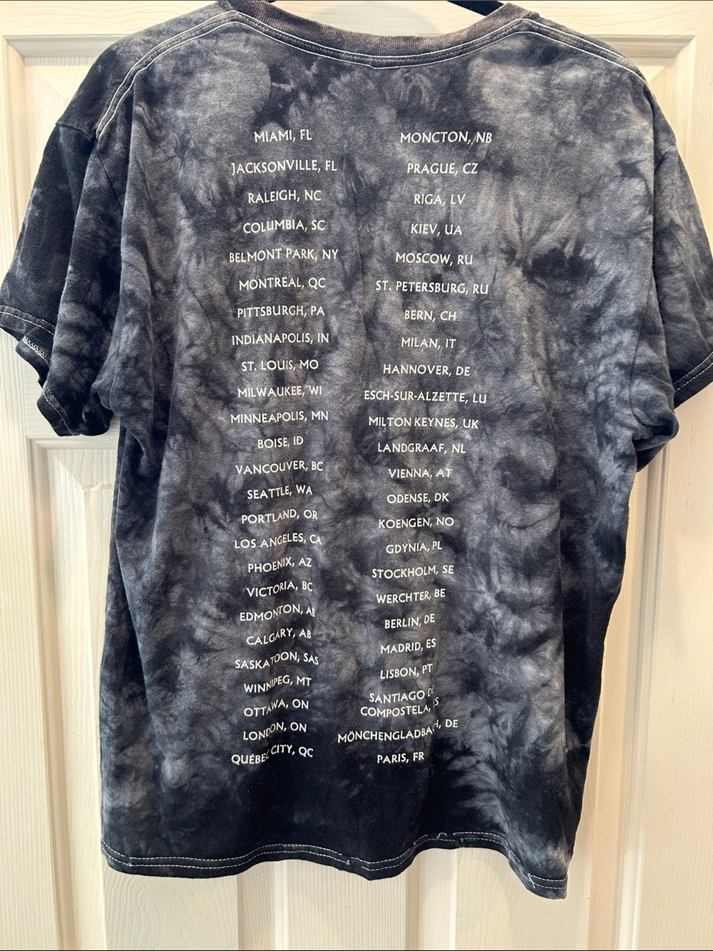 Imagine Dragons World Tour 2022 Tie Dye Band T-Shirt Large Concert Tee - Picture 3 of 7